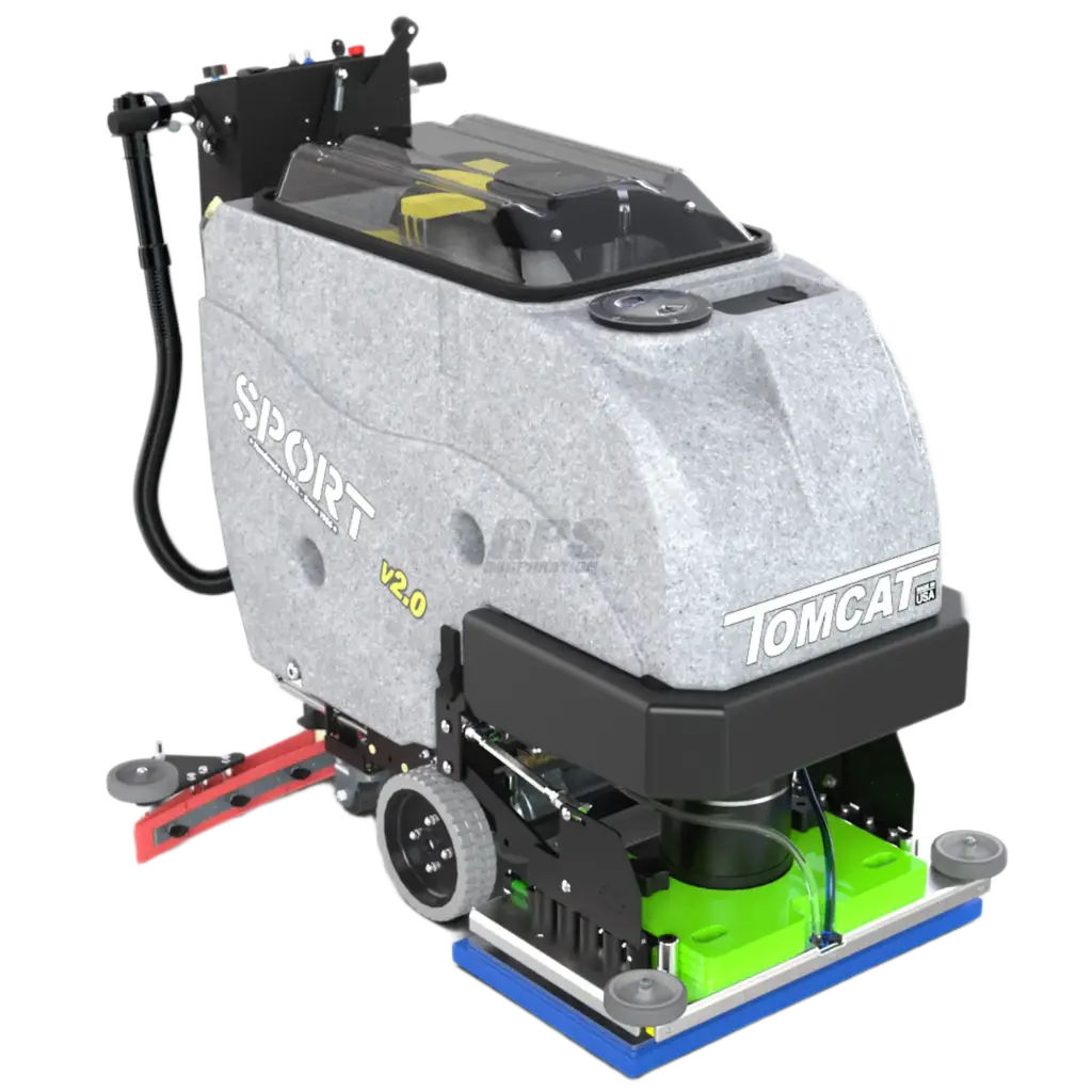 [155-24TE] Tomcat SPORT v2 24" EDGE Traction Drive Walk Behind Scrubber