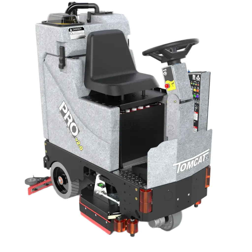 Tomcat PRO v2.1 28" Disk Micro Ride-On Scrubber