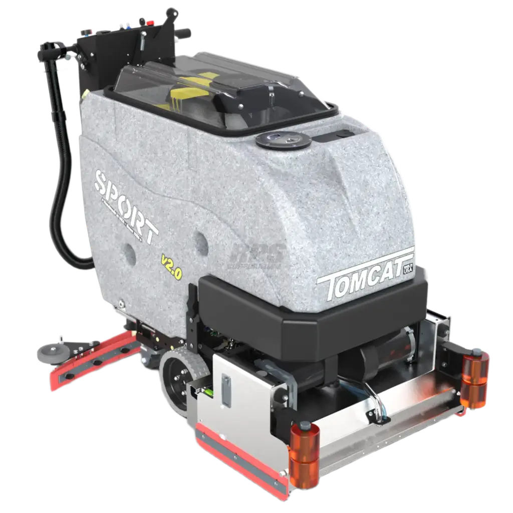 [155V2-25TC] Tomcat SPORT v2.1 25" Cylindrical Traction Drive Walk Behind Scrubber
