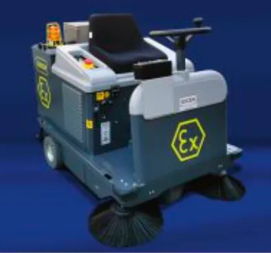 Excen ATEX Ride-on Sweeper